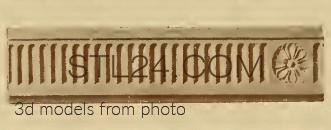 Бордюры (MOULDING_0466 -  | 3D model 3DSMAX / OBJ / STL) 3D модель для ЧПУ станка